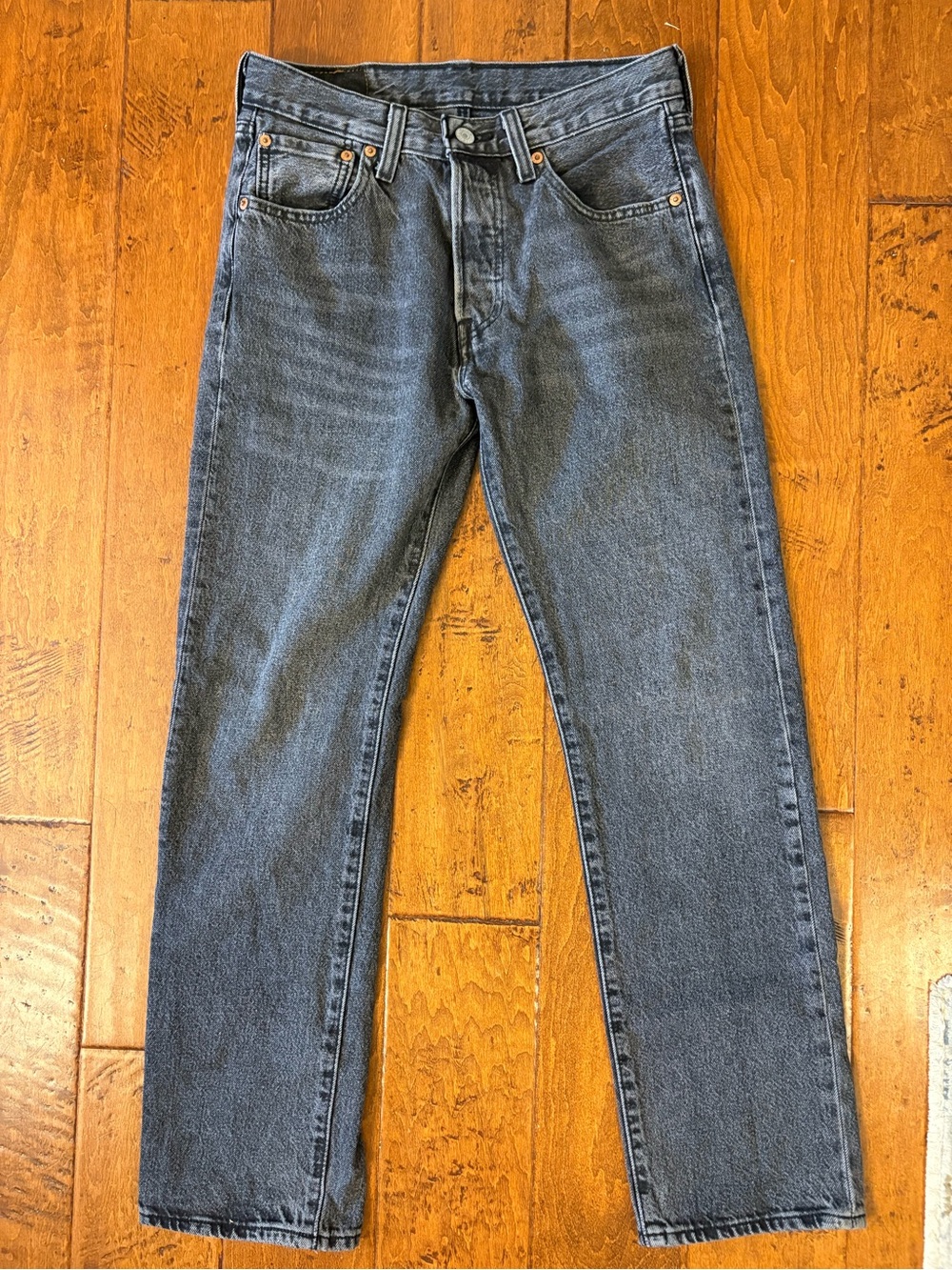 Levi’s 501 Original Fit Men’s Jeans 29 x 30 Black faded wash